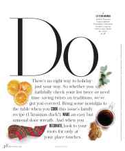 Better Homes & Gardens December 2022 Magazine Article: HOLIDAY HOME BASE