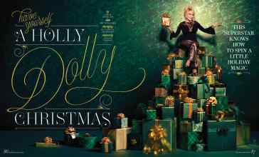 Better Homes & Gardens December 2022 Magazine Article: Have yourself A HOLLY Dolly CHRISTMAS