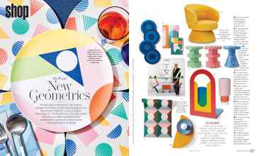 Better Homes & Gardens January/February 2023 Magazine Article: New Geometrics