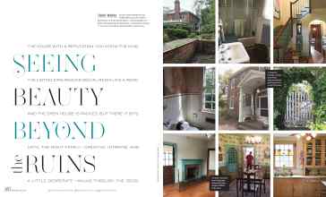 Better Homes & Gardens March 2023 Magazine Article: SEEING BEAUTY BEYOND the RUINS
