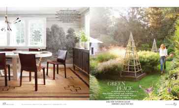 Better Homes & Gardens April 2023 Magazine Article: GREEN PEACE