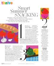 Better Homes & Gardens July/August 2023 Magazine Article: Smart Summer SNACKING