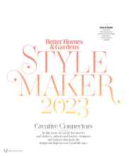 Better Homes & Gardens September 2023 Magazine Article: Better Homes & Gardens STYLE MAKER 2023