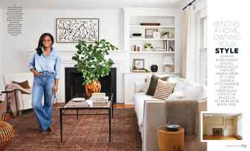 Better Homes & Gardens September 2023 Magazine Article: RENTING A HOME, OWNING YOUR STYLE