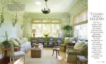 Better Homes & Gardens September 2023 Magazine Article: Lessons FROM A LEGEND