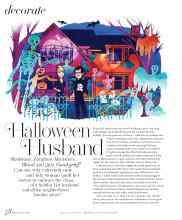 Better Homes & Gardens October 2023 Magazine Article: Halloween Husband