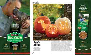 Better Homes & Gardens October 2023 Magazine Article: Pet-o'- Lanterns