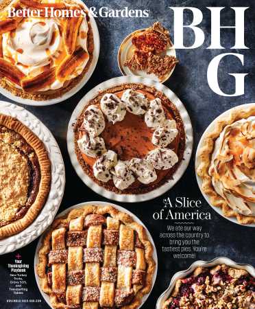 Better Homes & Gardens November 2023 Magazine Cover