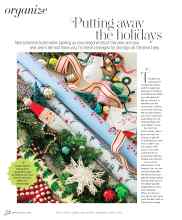 Better Homes & Gardens December 2023 Magazine Article: Putting away the holidays