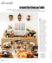 Better Homes & Gardens December 2023 Magazine Article: Around the Kwanzaa Table