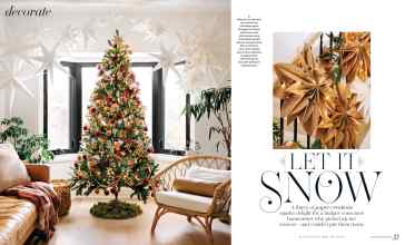 Better Homes & Gardens December 2023 Magazine Article: LET IT SNOW
