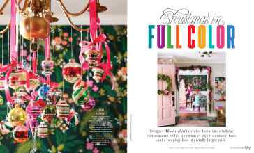 Better Homes & Gardens December 2023 Magazine Article: Christmas in FULL COLOR