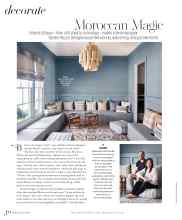 Better Homes & Gardens January/February 2024 Magazine Article: Moroccan Magic