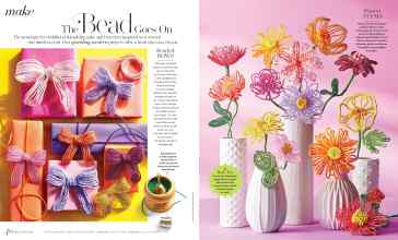 Better Homes & Gardens January/February 2024 Magazine Article: The Bead Goes On
