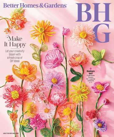 Better Homes & Gardens January/February 2024 Magazine Cover