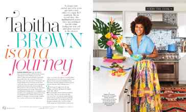 Better Homes & Gardens March 2024 Magazine Article: Tabitha BROWN is on a journey
