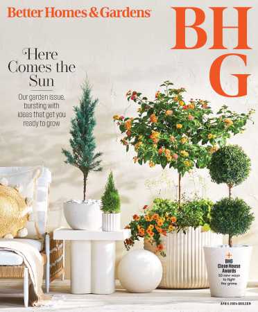 Better Homes & Gardens April 2024 Magazine Cover