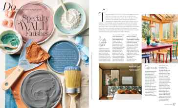 Better Homes & Gardens April 2024 Magazine Article: Specialty WALL Finishes