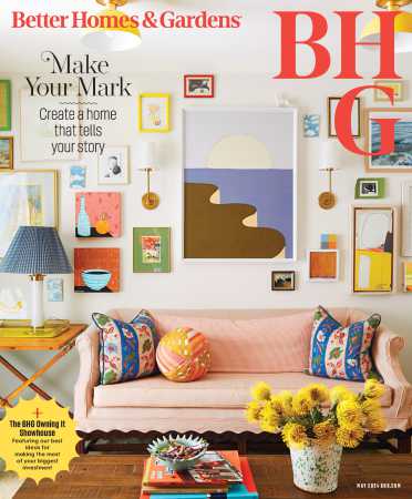 Better Homes & Gardens May 2024 Magazine Cover