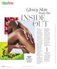 Better Homes & Gardens July/August 2024 Magazine Article: Glowy Skin from the INSIDE OUT