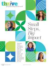 Better Homes & Gardens September 2024 Magazine Article: Small Steps, Big Impact