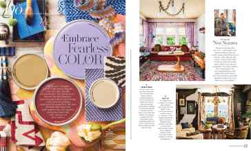 Better Homes & Gardens September 2024 Magazine Article: Embrace Fearless COLOR