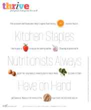 Better Homes & Gardens October 2024 Magazine Article: Kitchen Staples Nutritionists Always Have on Hand