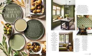 Better Homes & Gardens October 2024 Magazine Article: Branch out with OLIVE