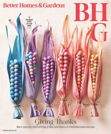 Better Homes & Gardens November 2024 Magazine Cover