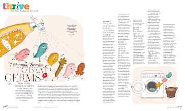 Better Homes & Gardens November 2024 Magazine Article: 7 Cleaning Tweaks TO BEAT GERMS