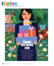 Better Homes & Gardens December 2024 Magazine Article: Channel your holiday calm