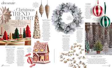 Better Homes & Gardens December 2024 Magazine Article: Christmas TREND REPORT
