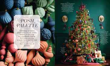 Better Homes & Gardens December 2024 Magazine Article: POSH PALETTE
