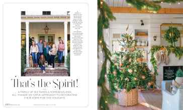 Better Homes & Gardens December 2024 Magazine Article: That's the Spirit!