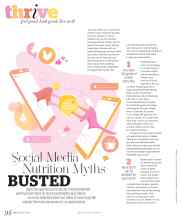 Better Homes & Gardens January/February 2025 Magazine Article: Social Media Nutrition Myths BUSTED