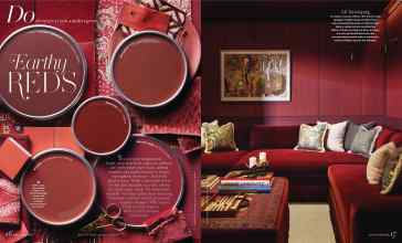 Better Homes & Gardens January/February 2025 Magazine Article: Earthy REDS