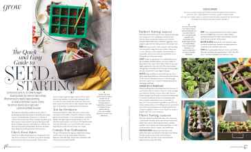 Better Homes & Gardens January/February 2025 Magazine Article: The Quick and Easy Guide to SEED STARTING