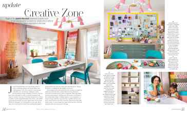 Better Homes & Gardens January/February 2025 Magazine Article: Creative Zone