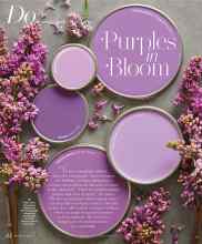 Better Homes & Gardens March 2025 Magazine Article: Purples in Bloom