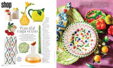 Better Homes & Gardens March 2025 Magazine Article: Fanciful FARM STAND