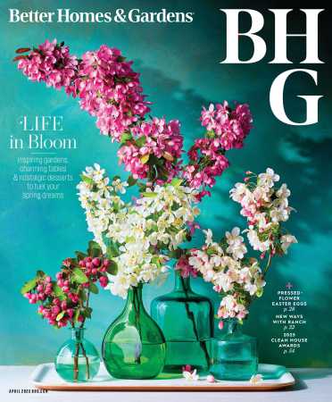 Better Homes & Gardens April 2025 Magazine Cover