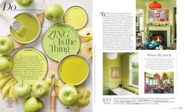 Better Homes & Gardens April 2025 Magazine Article: ZING Is the Thing