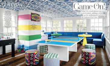 Better Homes & Gardens October 2025 Magazine Article: Game On!