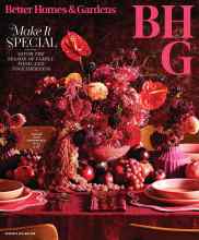 Better Homes & Gardens November 2025 Magazine Cover