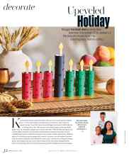 Better Homes & Gardens December 2025 Magazine Article: Upcycled Holiday