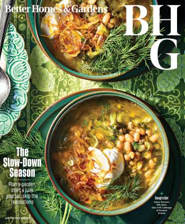 Better Homes & Gardens January 2026 Magazine Cover
