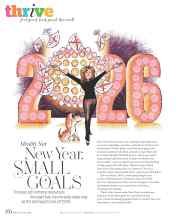 Better Homes & Gardens January/February 2026 Magazine Article: New Year, SMALL GOALS