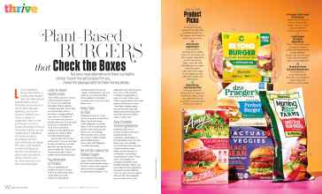 Better Homes & Gardens January/February 2026 Magazine Article: Plant-Based BURGERS that Check the Boxes