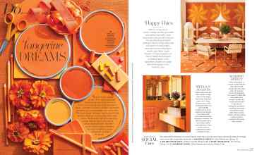 Better Homes & Gardens March 2026 Magazine Article: Tangerine DREAMS